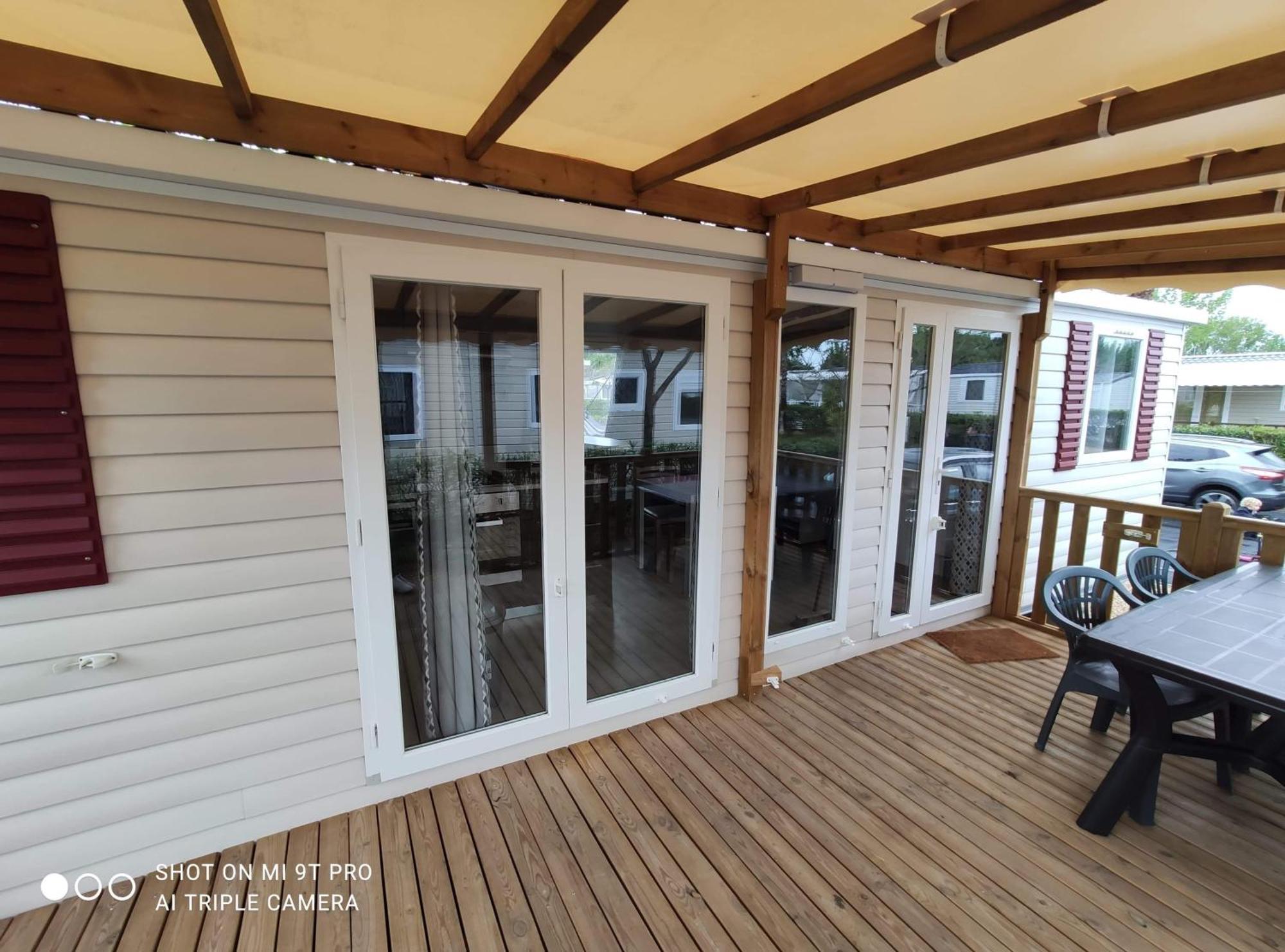 Mobilehome 8 Personnes Avec Clim Situe Aux Sables Du Midi Valras-Plage Exterior foto